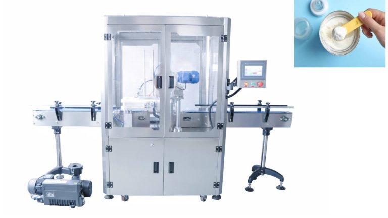 Automatic vacuum nitrogen sealing machine for milk powder