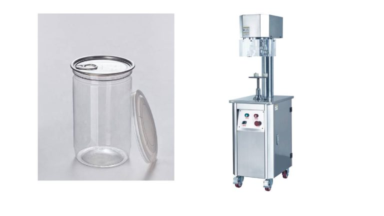 Manual Can Sealing Machine For Rounded PET Can