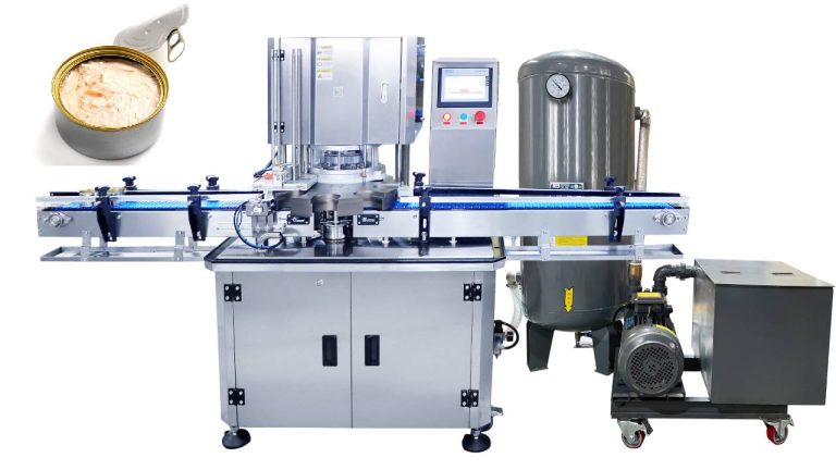 High Speed Vacuum Tuna Metal Can Seamer Automatic